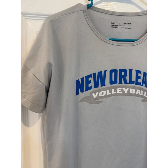 Under Armour New Orleans Volleyball HeatGear T-Shirt Athletic‎ Top Medium - Picture 2 of 5
